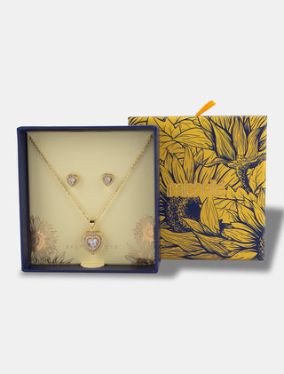 Set De Collar Y Aretes Gertrudis