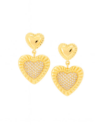 Aretes Corazón Celestial