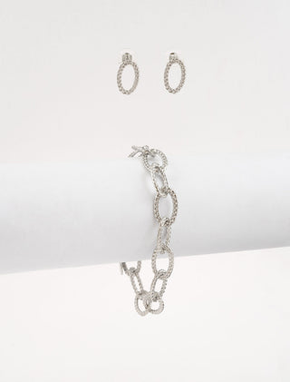 Set Pulsera y Aretes Cloe