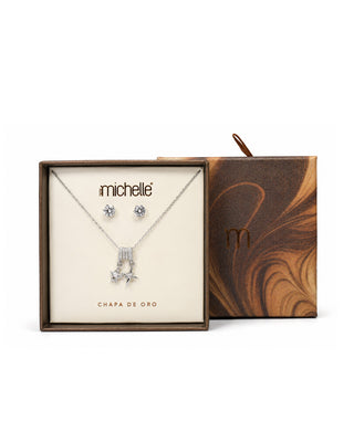 Set Aretes y Collar Navia