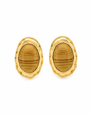Aretes Toffee Oval