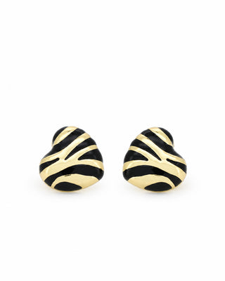 Aretes Corazón Dark Roast