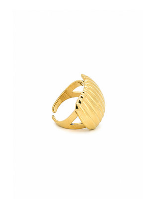 Anillo Dorado Rib