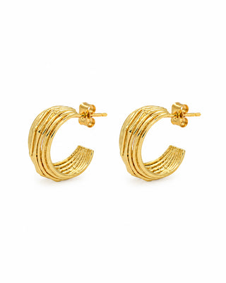 Aretes Golden Layers