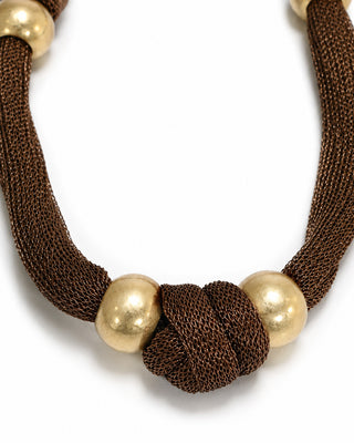 Collar Brown Knot