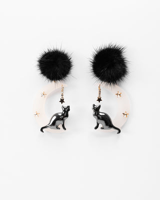 Aretes Luna Gato