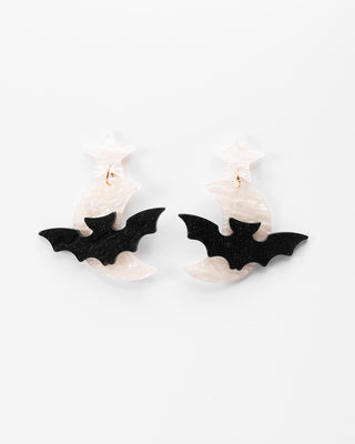 Aretes Murciélago Lunar