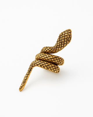 Anillo Serpiente Dorada