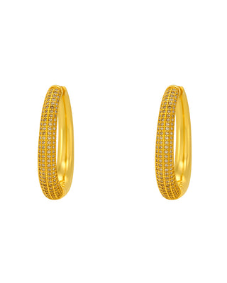 Aretes Aro Brillante