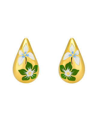 Aretes Gota Floral