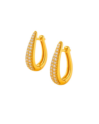 Aretes Gota Pavé