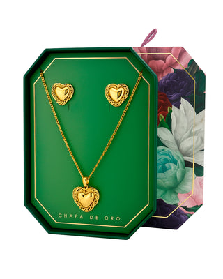 Set Corazón Enlazado