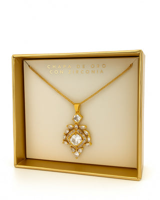 Collar Rosa de Cristal