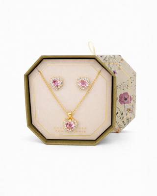 Juego de Collar Aretes Celina