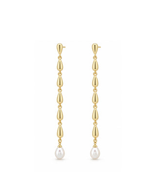 Aretes Linea Dorada