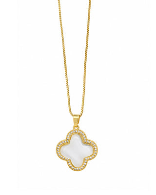 Collar Trebol de Nacar