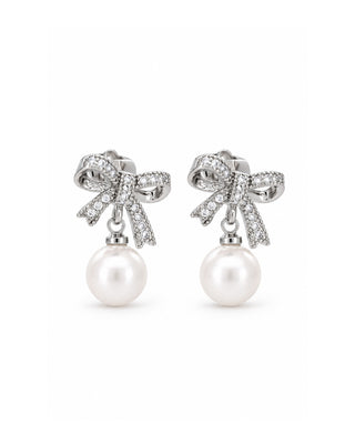 Aretes Moño Plata