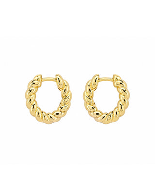 Aretes Huggie Trenzado ch